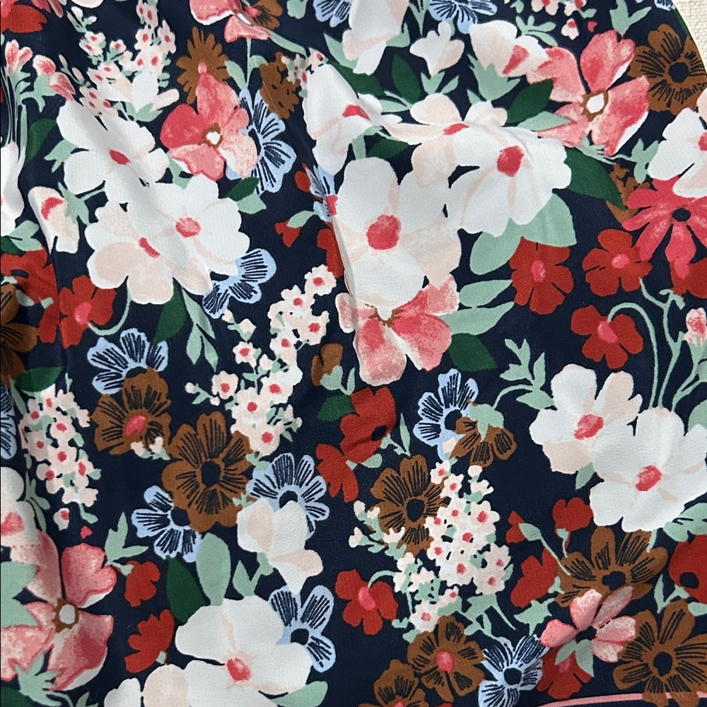 Janie and Jack A Study in Florals Tulle Dress 12/18 Months Navy Formal - Picture 3 of 13